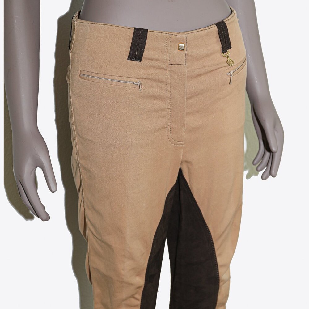 Tan Western Cotton Pants Trousers Rugged Workwear Cowboy Casual Everyday Pants - Picture 2 of 4